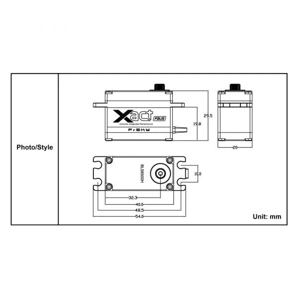 FrSky Xact 6500 Series Brushless High-Voltage Servos