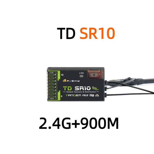 【03022038】FrSky TD SR10 Receiver Configurable 10 Channel Ports 【03022038】