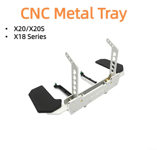FrSky CNC Metal Tray for Tandem X20 Series with Optional Transmitter Shoulder Strap