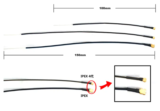 FrSky Receiver Antenna—IPEX1_150mm, 2.4GHz, Dipole Antenna for TD MX、TD R6、TD R10、TD R18、TW MX、Archer Plus R10+、Archer Plus SR10+