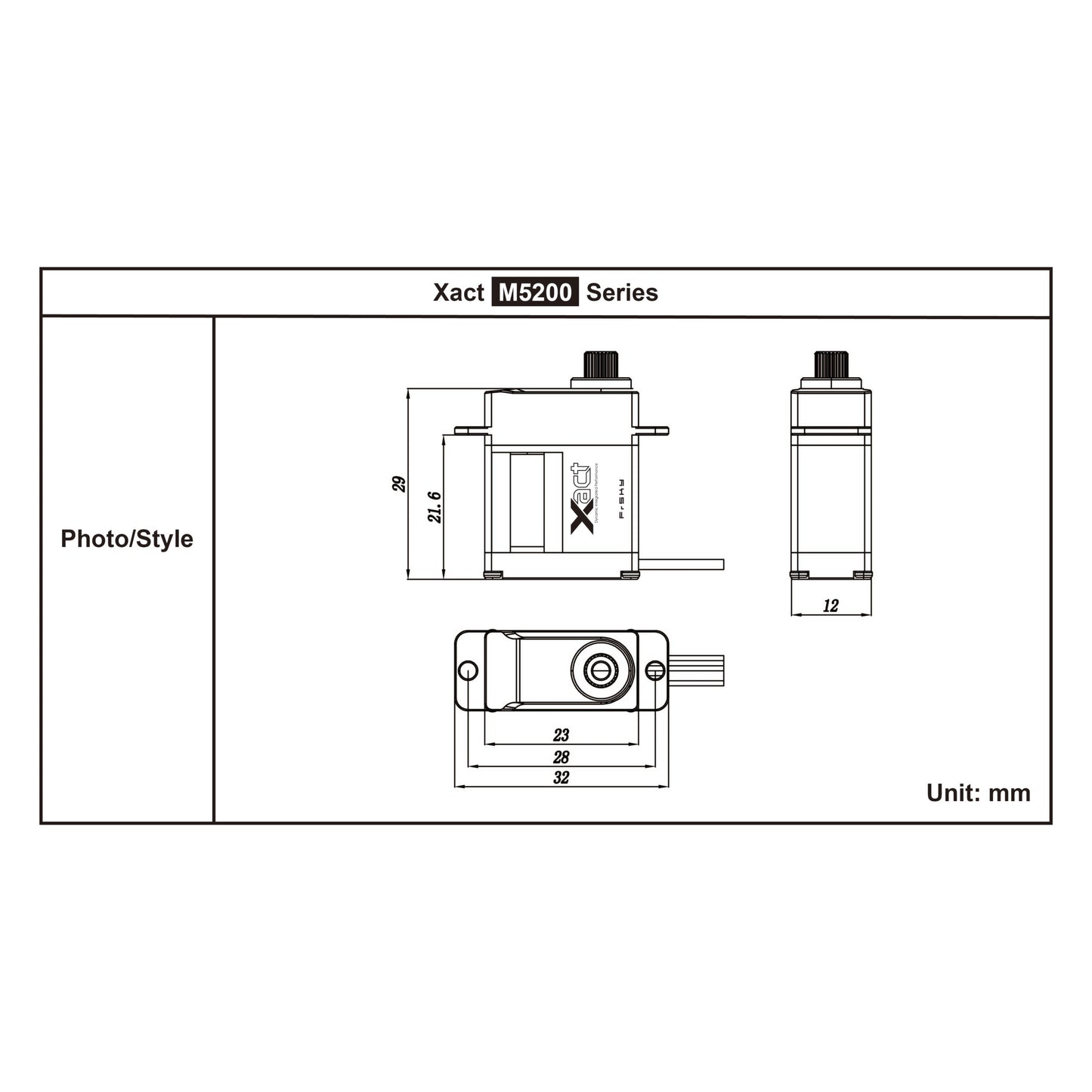 FrSky Xact Coreless 5200 Series Servo
