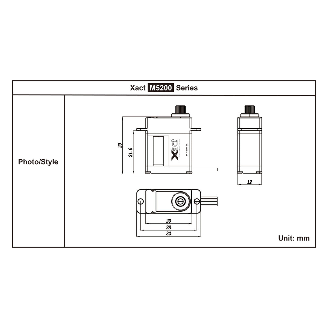 FrSky Xact Coreless 5200 Series Servo – FrSky North America