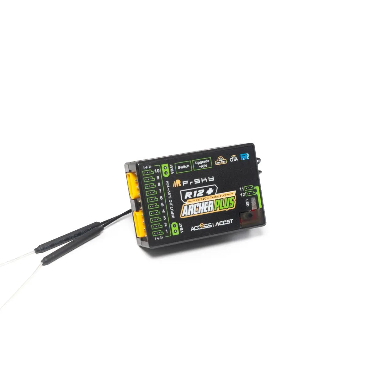 [03020119] FrSky ACCESS Archer Plus SR12 Stabilized Receiver with 12 Channel Ports