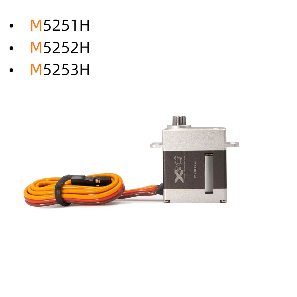 FrSky Coreless Xact 5200 Series Servos Micro HV 8.4V Capable M5251H, M5252H, M5253H--For Turbine Jet, Heli( 380-420 FBL), etc.