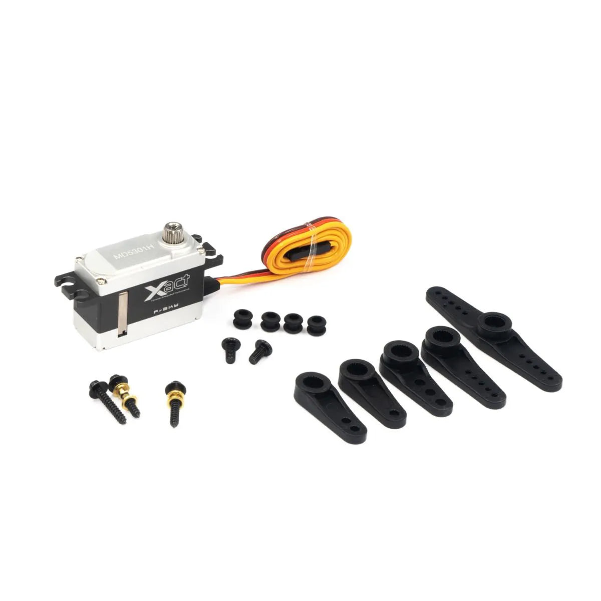 FrSky Corelss Xact 5300 Series Servos MIDI HV 8.4V Capable MD5301H, MD5301HS--For Turbine jet, Heli (500-600 FBL),etc.
