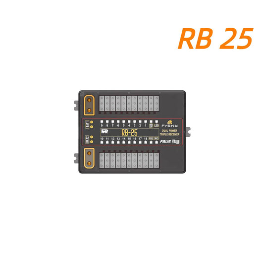 FrSky RB25 Supports External LED Indication--For Turbine JET, etc.