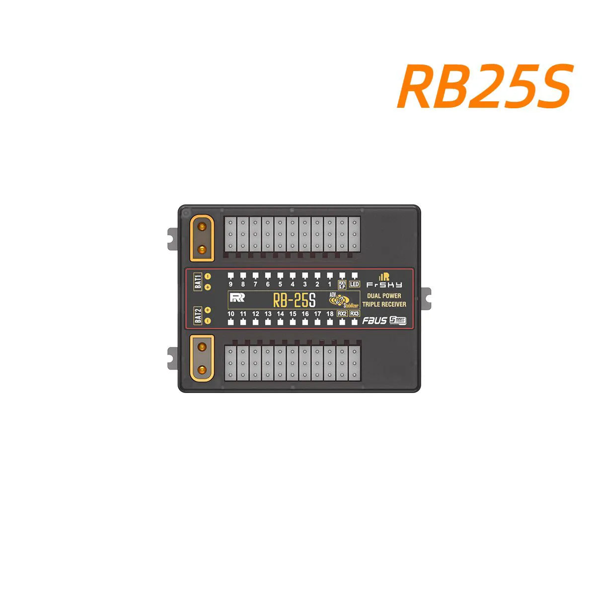 [03071608] FrSky RB25S Dual Power and Triple Receiver Redundancy Bus with Advanced Stabilization