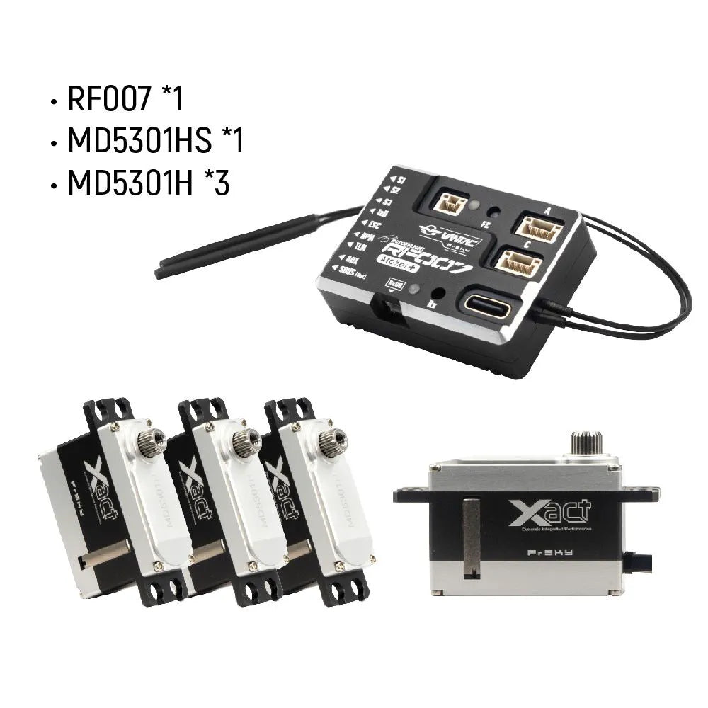 FrSky Combo for Helicopter, SERVO COMBO, rotor flight RF007