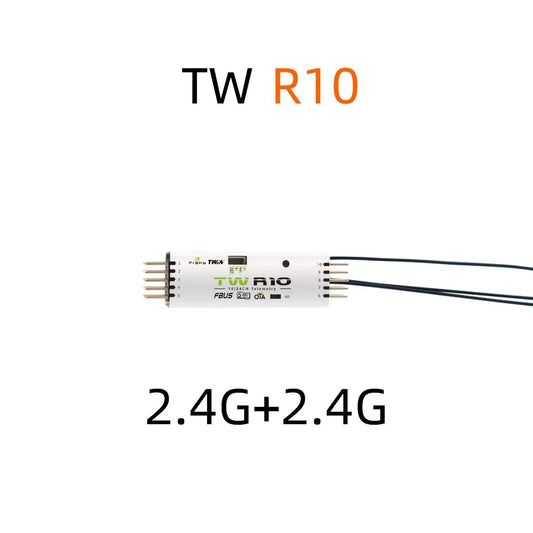 FrSky TW R10 Receiver——Simultaneous Working Dual 2.4G TW Mode