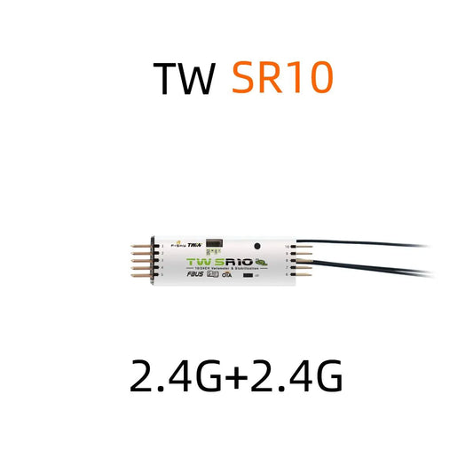 FrSky TW SR10 Receiver——Simultaneous Working Dual 2.4G TW Mode, offers an ADV Stabilizer function