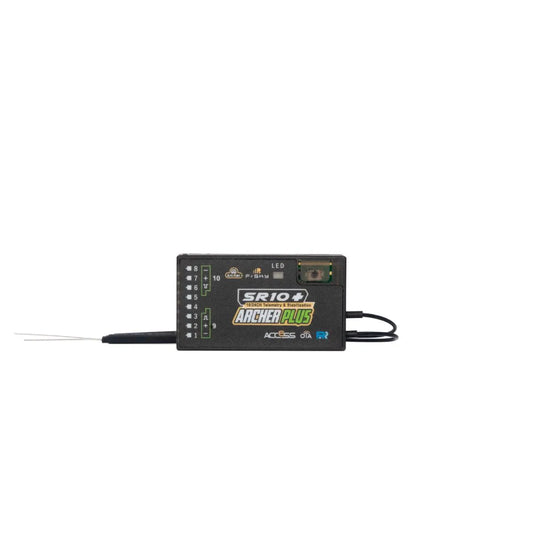 [03020109] FrSky ACCESS Archer Plus SR10+ Stabilized Receiver with 10 Channel Ports