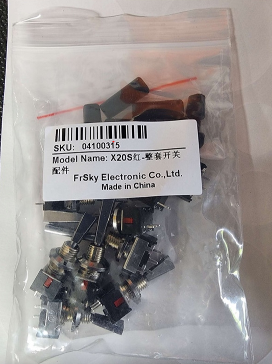 [04100315] FrSky X20S Flat Switch Upgrade Pack