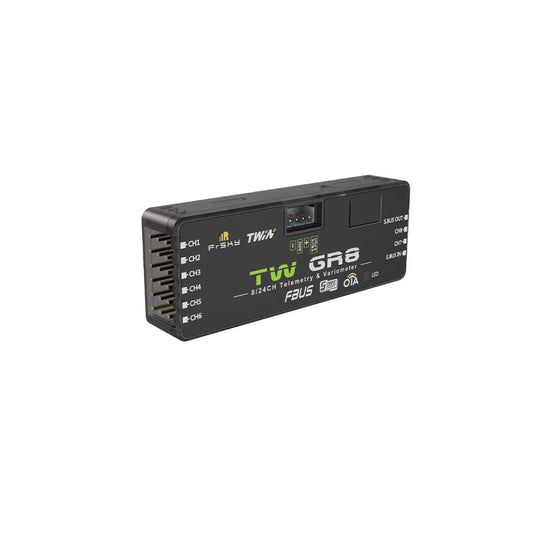 [03022028] FrSky Twin TW GR8 Dual 2.4GHz Variometer Receiver with 8 Channel Ports