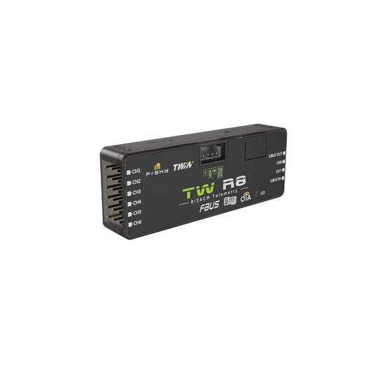 [03022027] FrSky Twin TW R8 Dual 2.4GHz Receiver with 8 Channel Ports